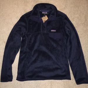Patagonia Snap-T Pullover in navy blue